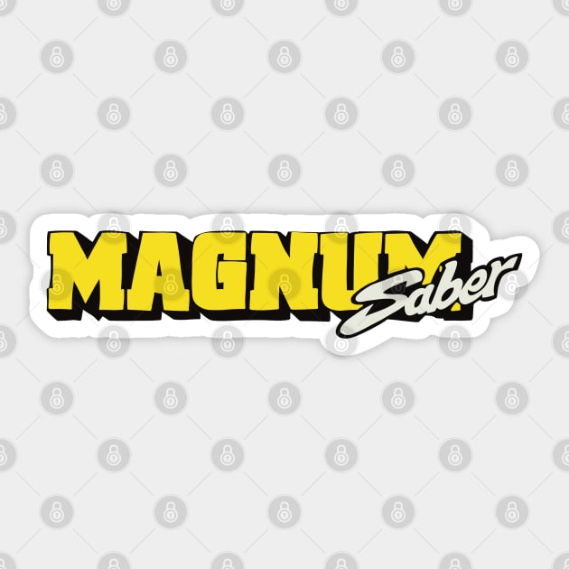 Tamiya Magnum Saber Sticker Logo Design Sticker by Animangapoi